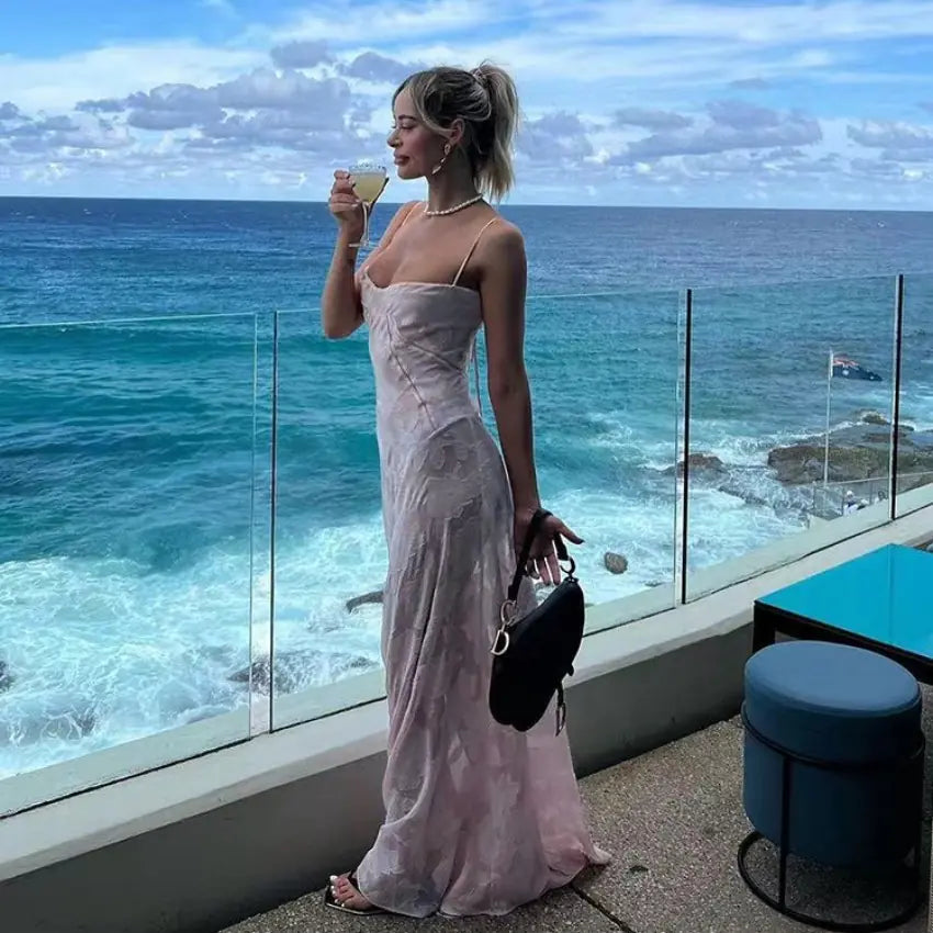 2023 Summer Fashion Sexy Sheer Beach Dress