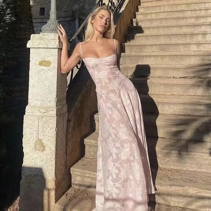 2023 Summer Fashion Sexy Sheer Beach Dress