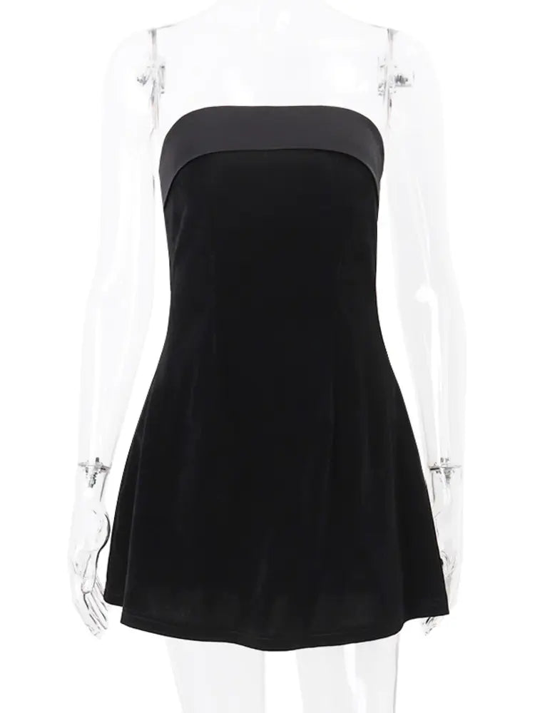 Strapless Backless Sexy Mini Dress for Women