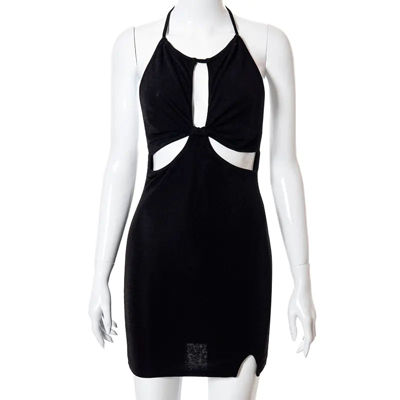 Ruched Slim Elastic Bodycon Summer Mini Dress