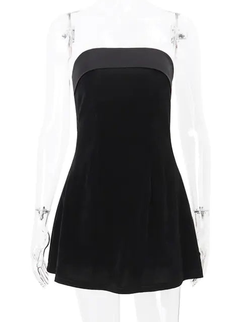 Strapless Backless Sexy Mini Dress for Women